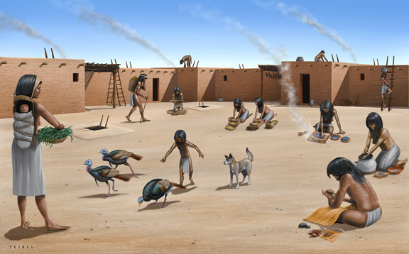 Puerco Plaza Scene